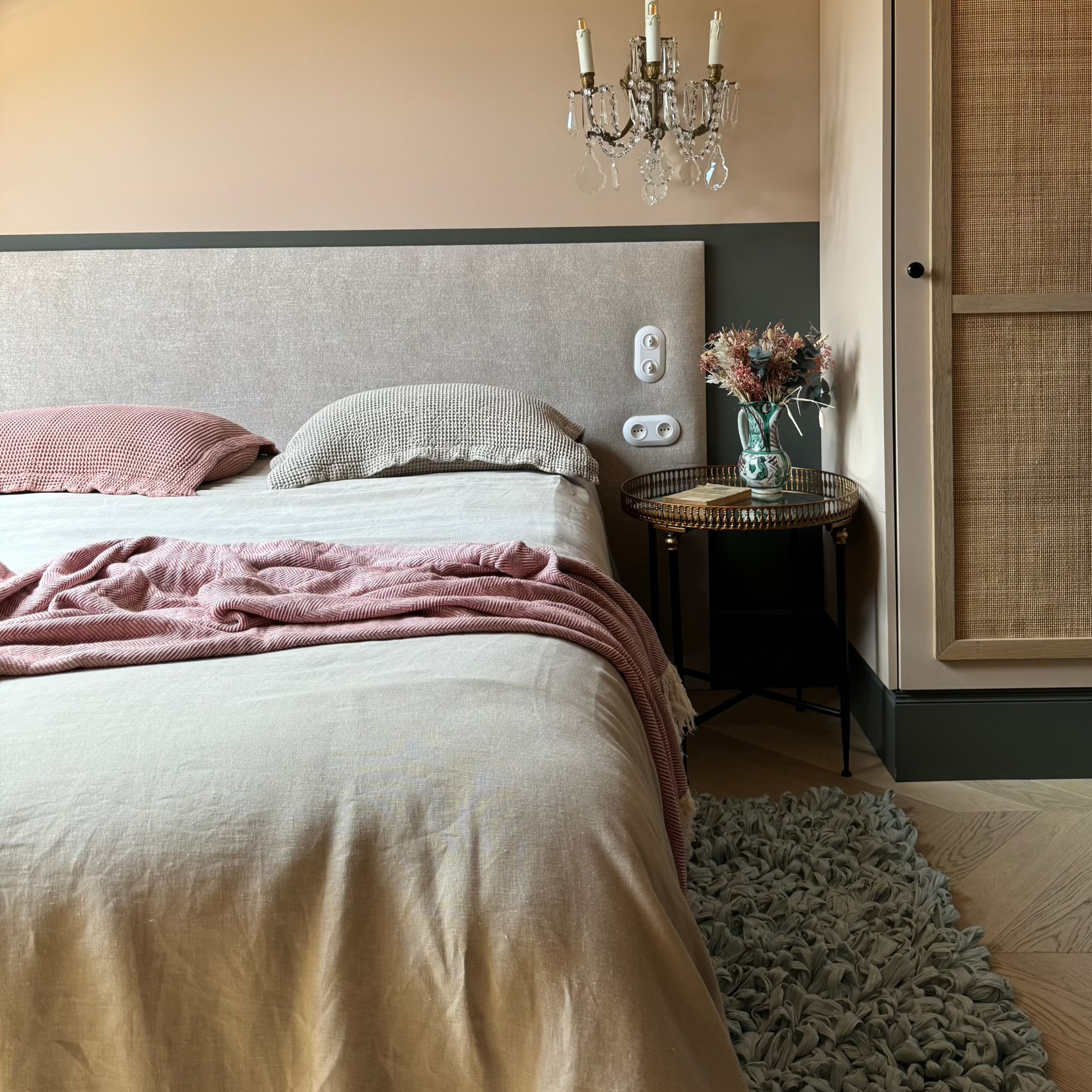 COZY blanket, throw, cover - rosa