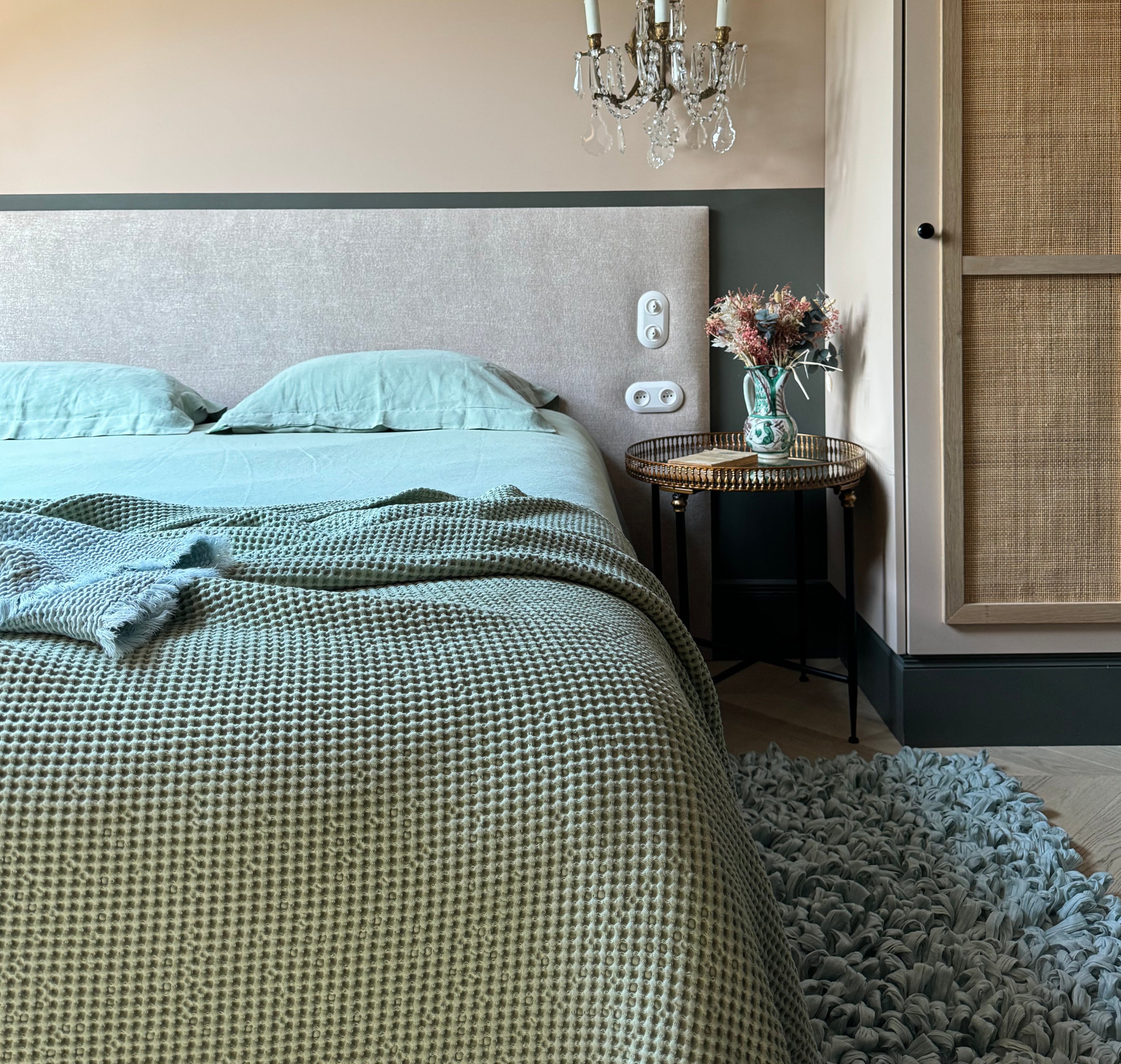 HONEYCOMB Decke - MINT