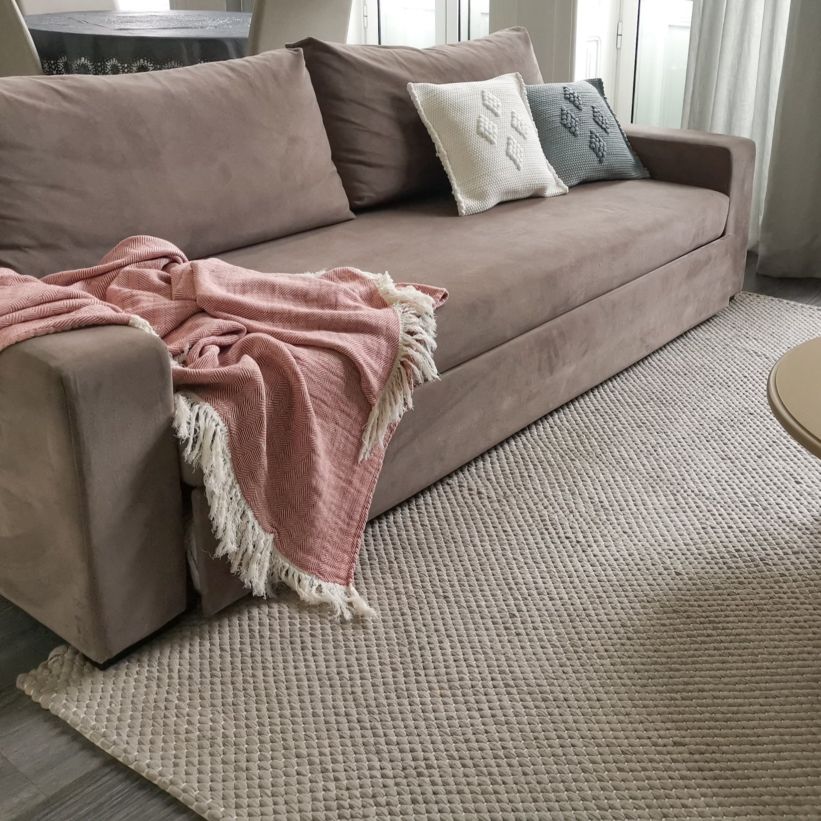 COZY blanket, throw, cover - rosa