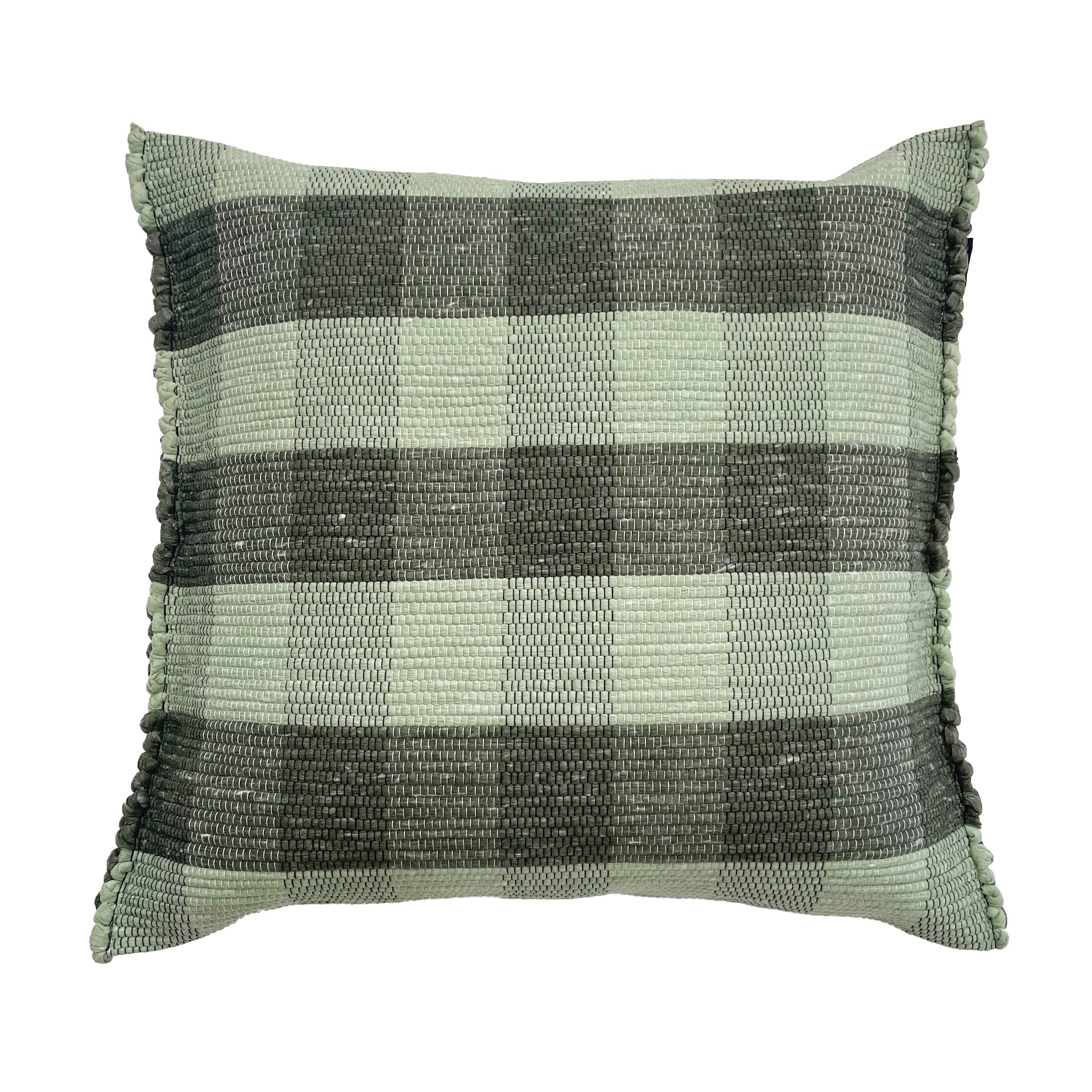 Decorative cushion SINTRA with filling - 50x50cm, olive green + mint