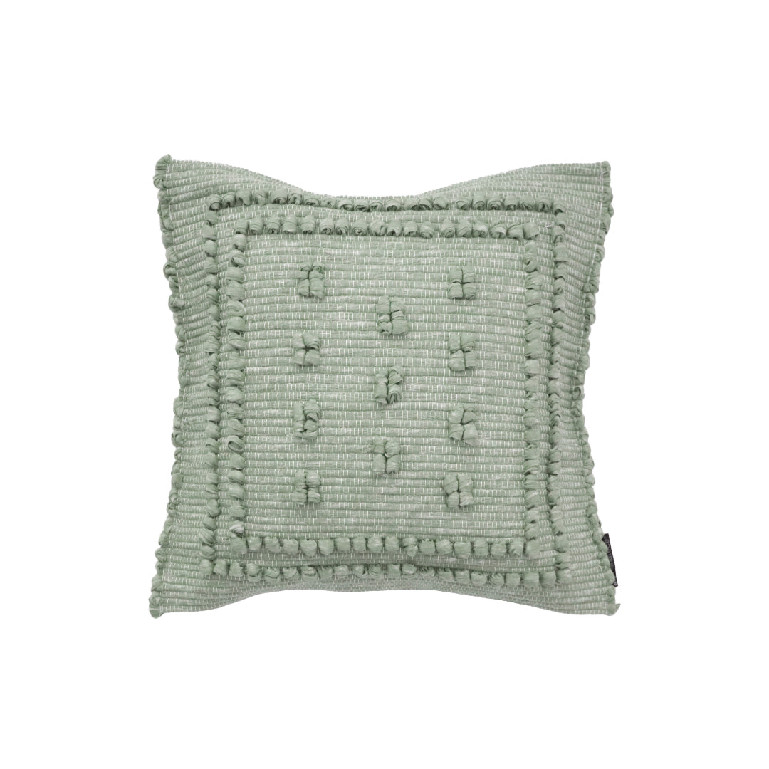 Decorative cushion OUTEIRO - frame 40x40cm, mint