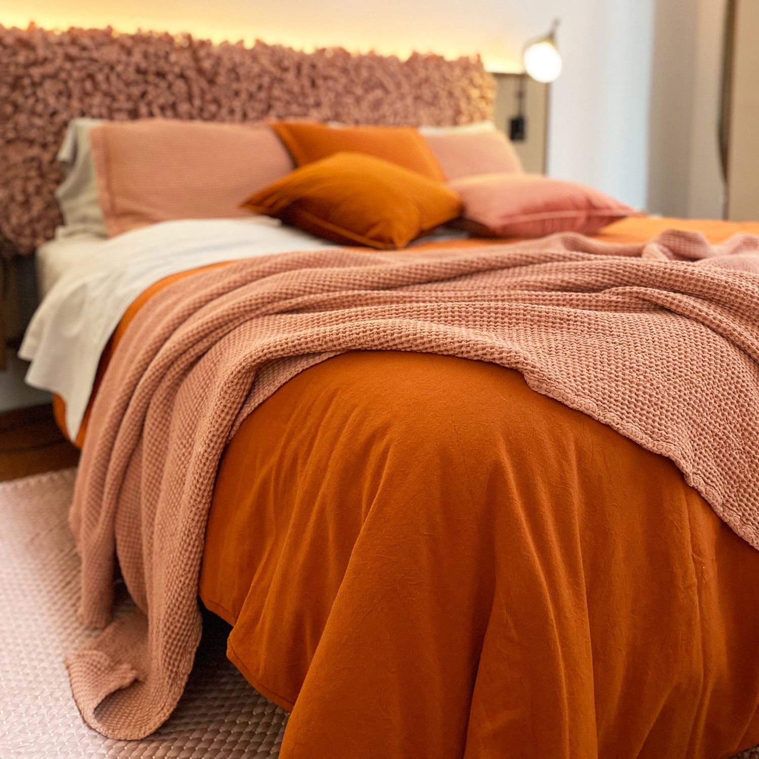 HONEYCOMB Decke - Pink