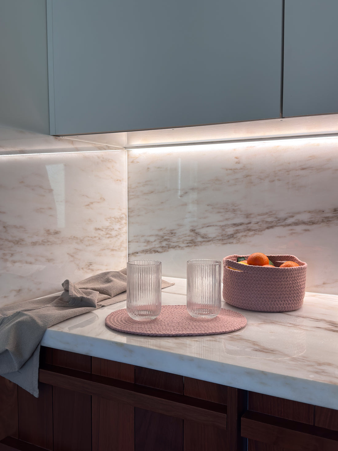 Tischset OVAL 21x31 cm - upgecycelt