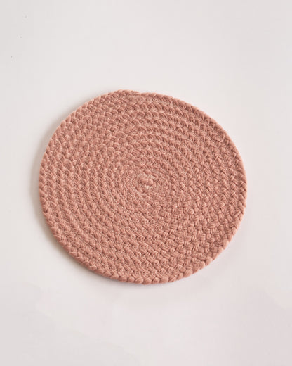 Tischset/Untersetzer, rund, Ø 20cm, upgecycelt