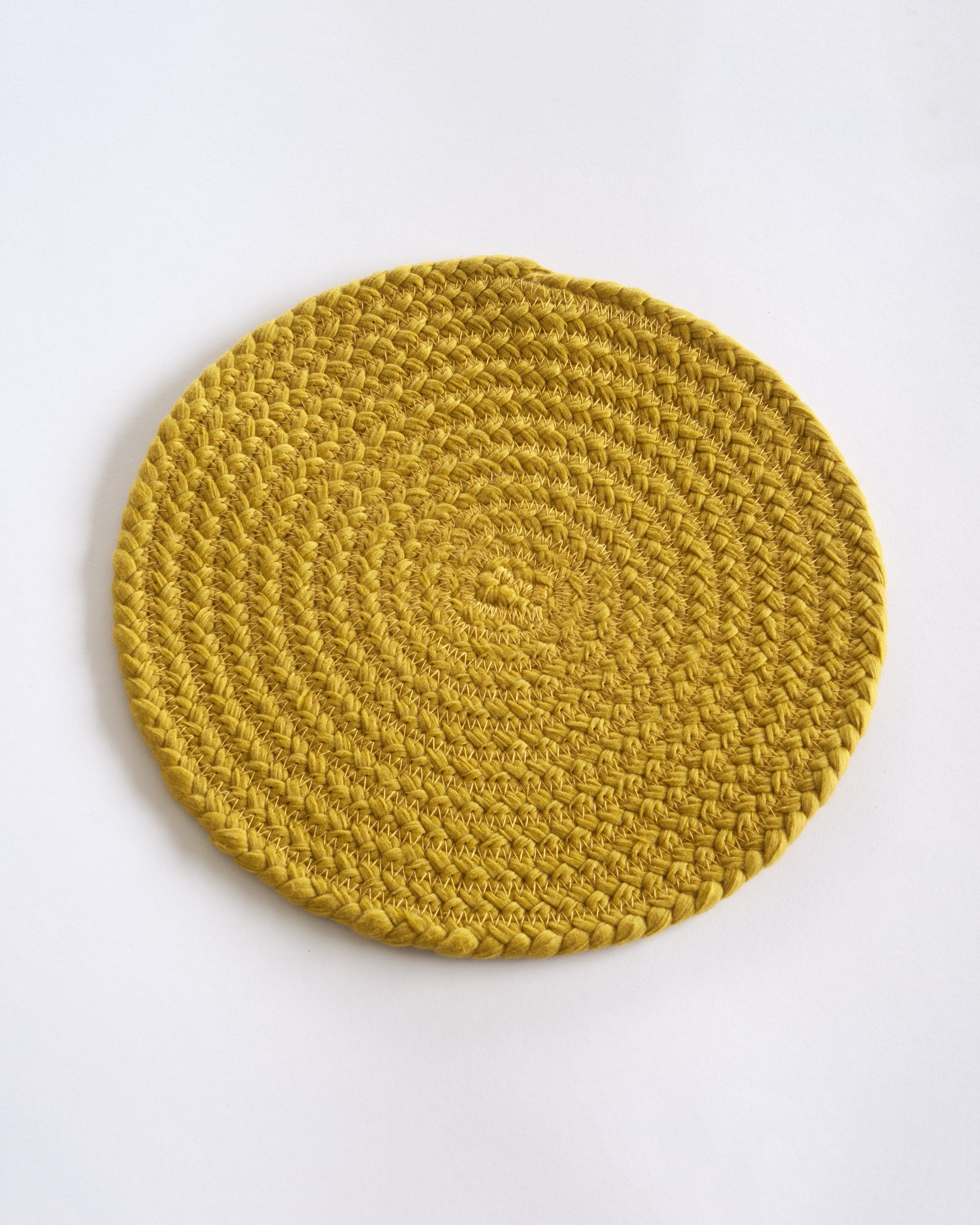 Tischset/Untersetzer, rund, Ø 20cm, upgecycelt