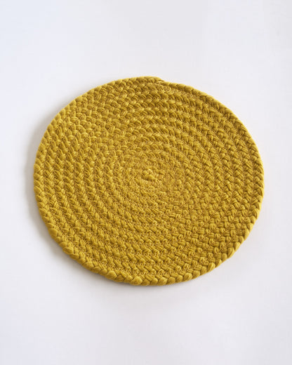 Tischset/Untersetzer, rund, Ø 20cm, upgecycelt