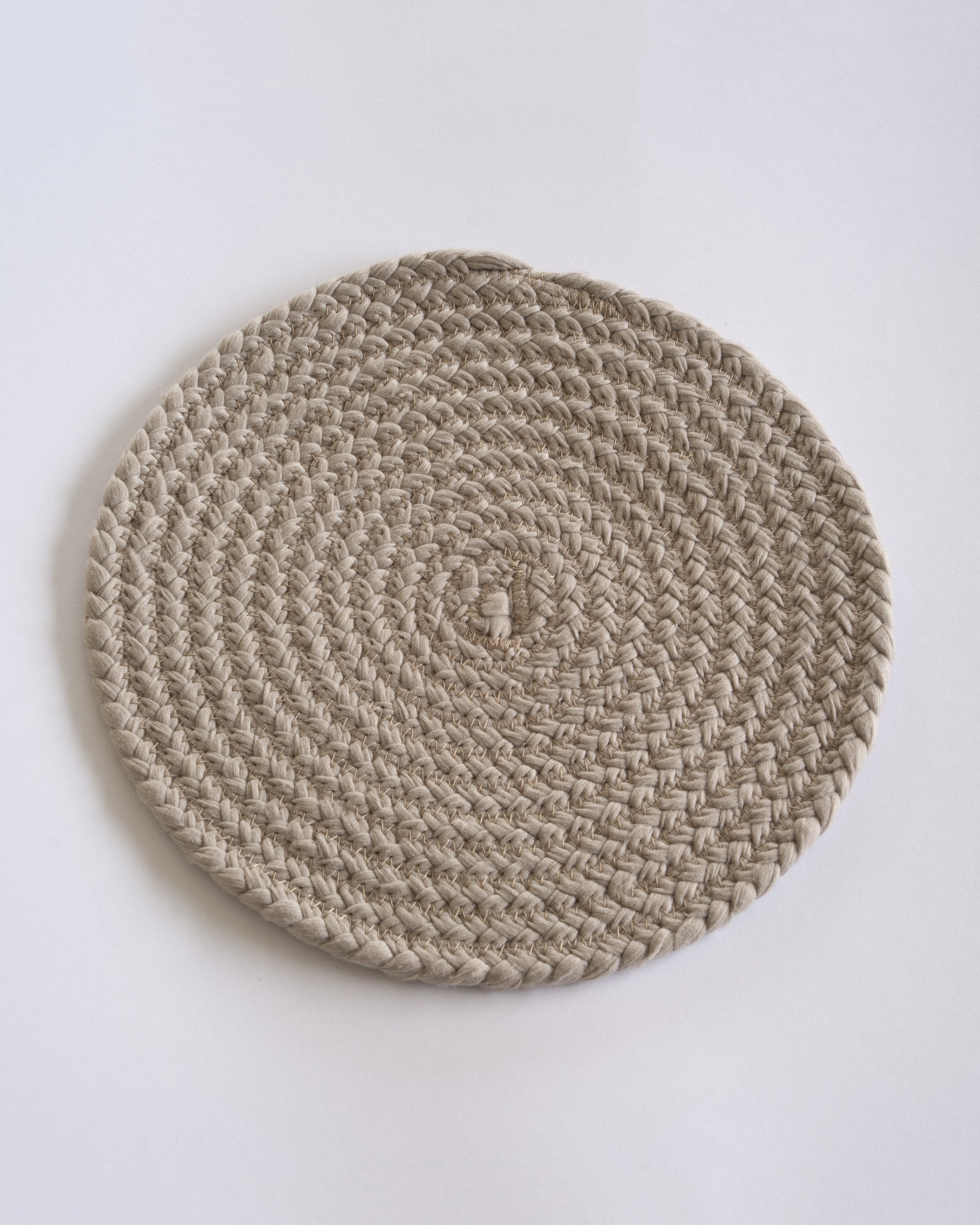 Tischset/Untersetzer, rund, Ø 20cm, upgecycelt