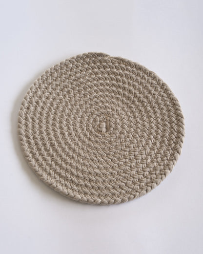 Tischset/Untersetzer, rund, Ø 20cm, upgecycelt