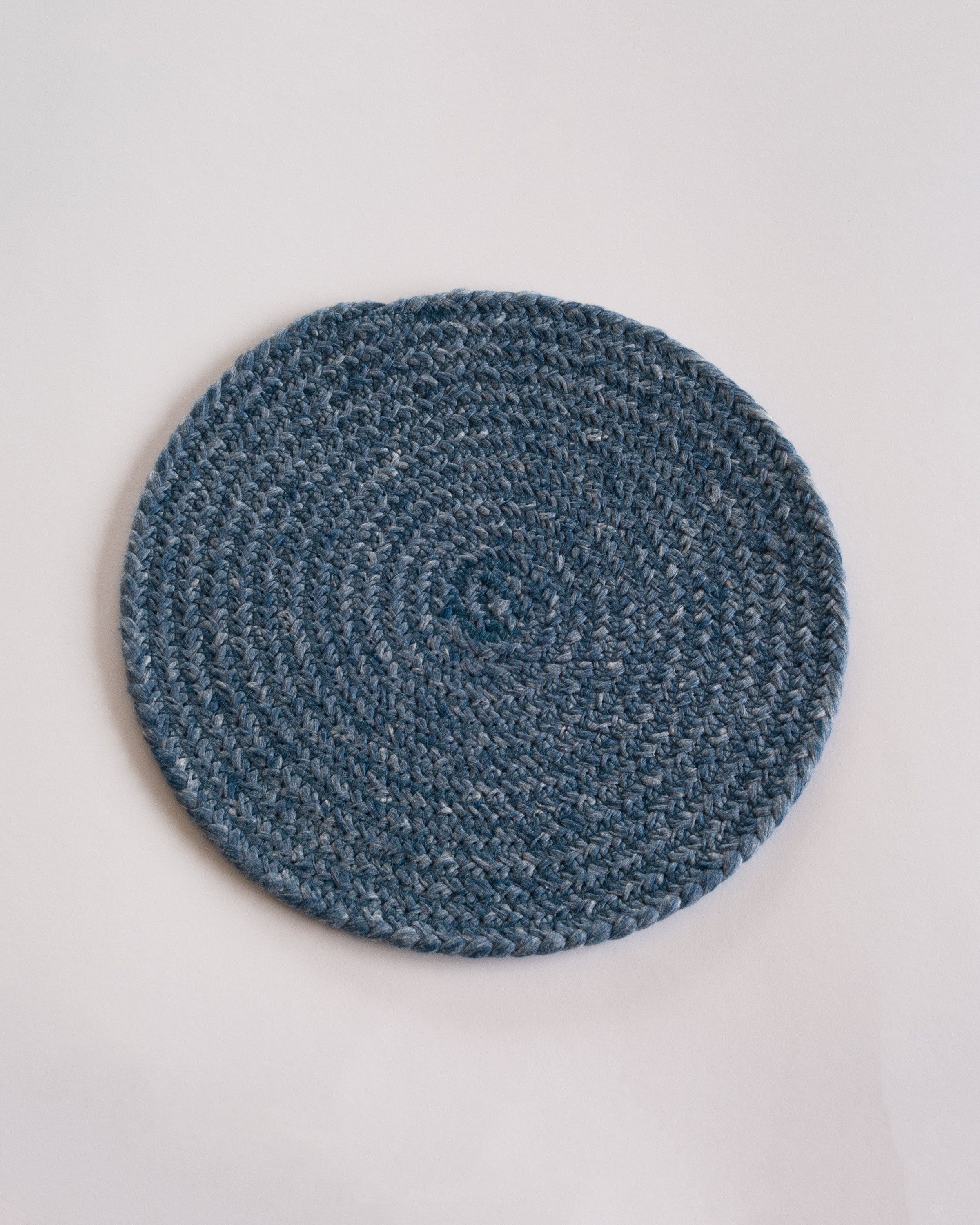 Tischset/Untersetzer, rund, Ø 20cm, upgecycelt