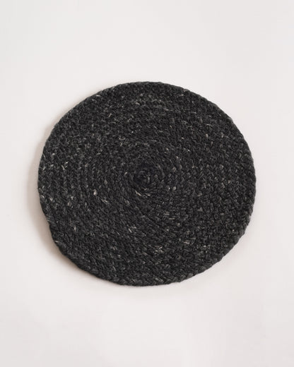 Tischset/Untersetzer, rund, Ø 20cm, upgecycelt