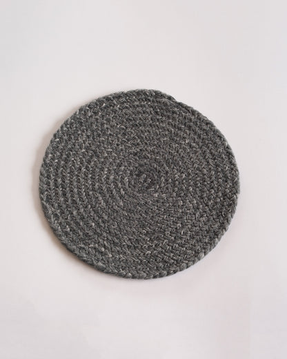 Tischset/Untersetzer, rund, Ø 20cm, upgecycelt