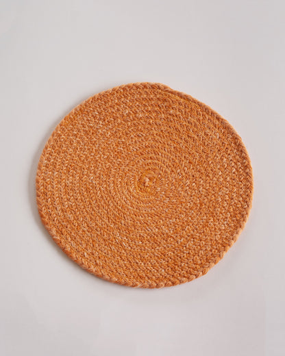 Tischset/Untersetzer, rund, Ø 20cm, upgecycelt
