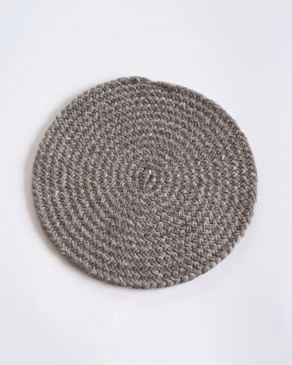 Tischset/Untersetzer, rund, Ø 20cm, upgecycelt