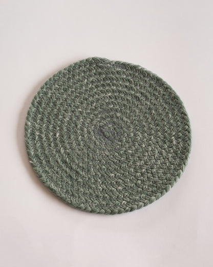 Tischset/Untersetzer, rund, Ø 20cm, upgecycelt