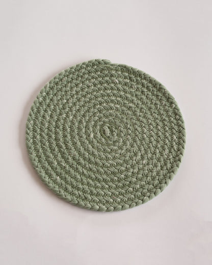Tischset/Untersetzer, rund, Ø 20cm, upgecycelt