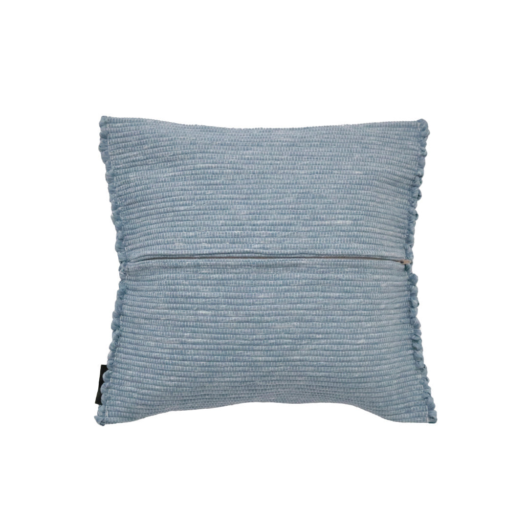 Decorative cushion OUTEIRO - frame 40x40cm, caribbean-blue