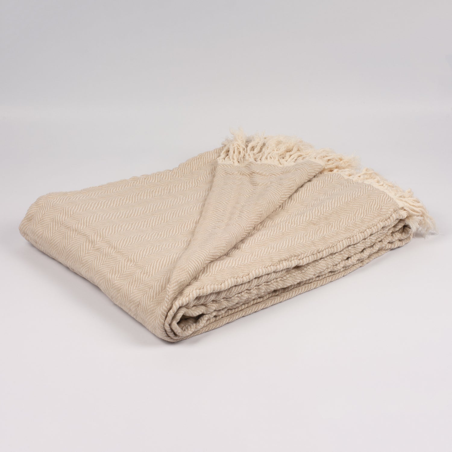 COZY blanket, throw, cover - beige