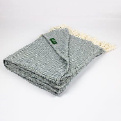 COZY blanket, throw, cover - bleu