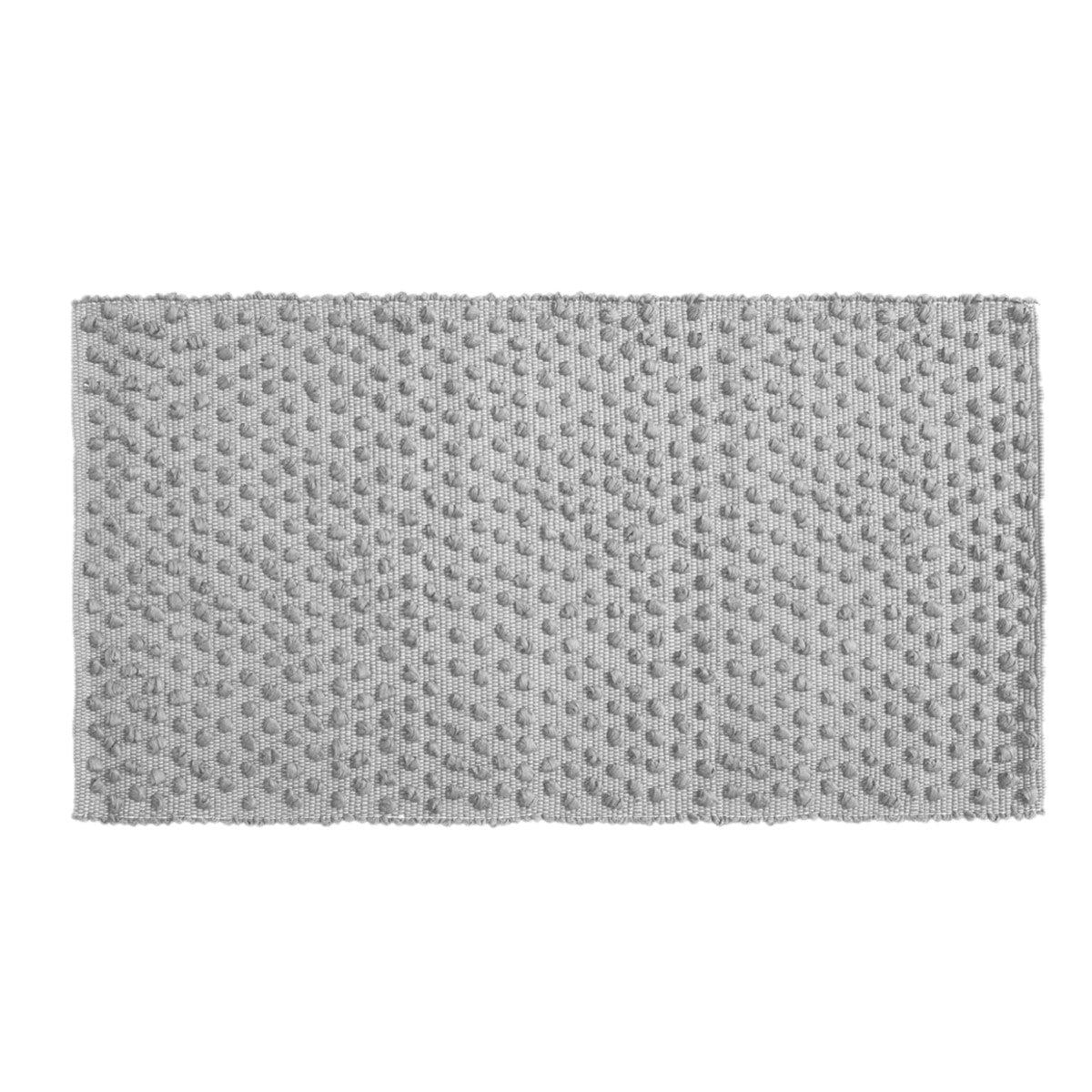 nachhaltig Handgewebter Teppich grau